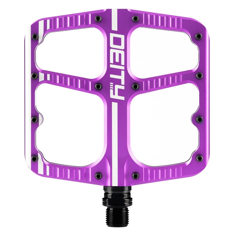 Deity Flat Trak Pedals - Purple