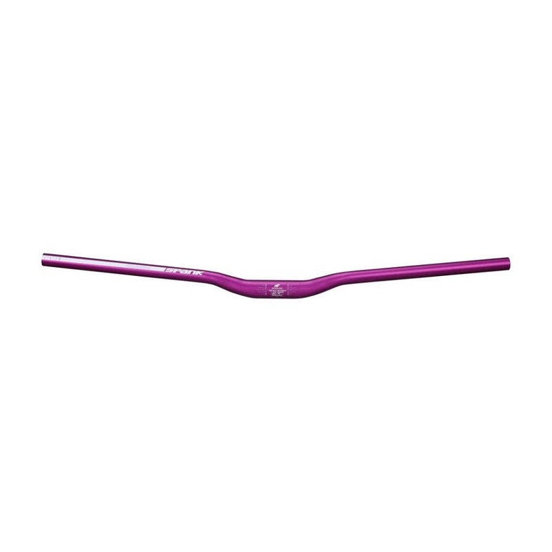 Spank Spoon 800 Handlebar - 31.8mm Clamp 20mm Rise Purple