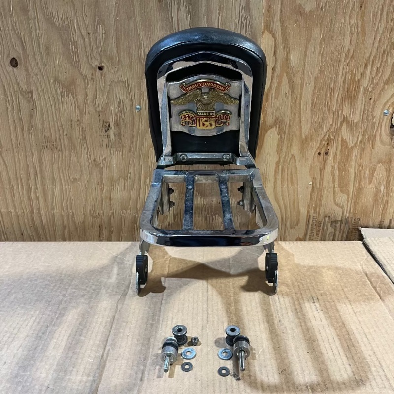 USED - Sportster Sissy Bar With Backrest & Rack