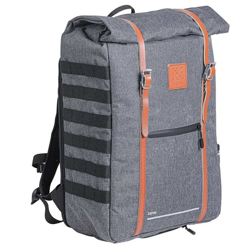 Zefal Urban Cycle Backpack  / Pannier Bag Grey - 27 L
