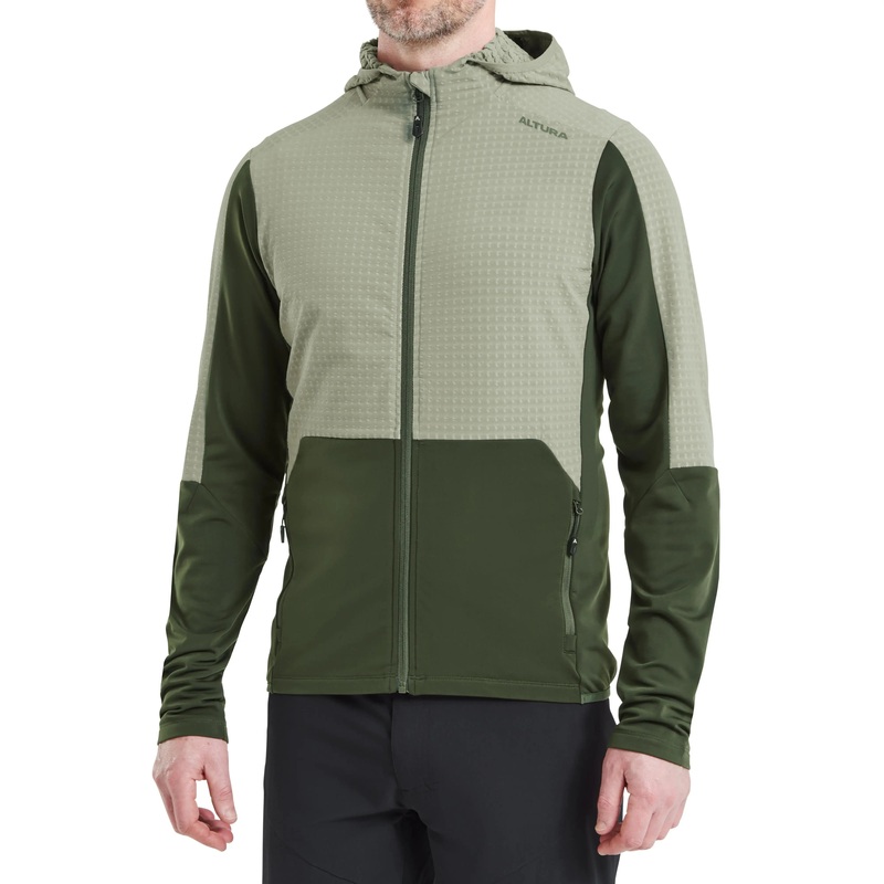 Altura Esker Cave Trail Cycle Hoodie Stone / Olive