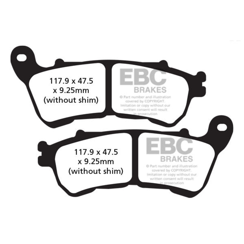 Brakes - FA640V Semi Sintered - EBC (Front)