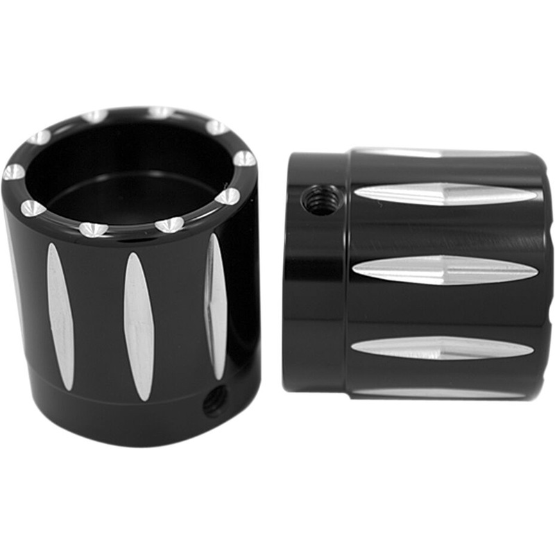 Axle Nut Cover Rival Black 1"