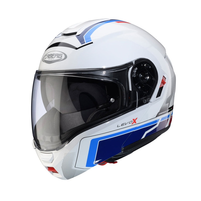 Caberg Levo X Elite White / Red / Blue / Light Blue