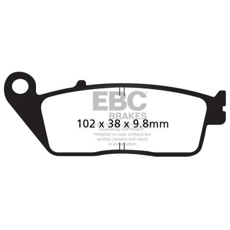 Brakes - FA196 Organic - EBC (front)