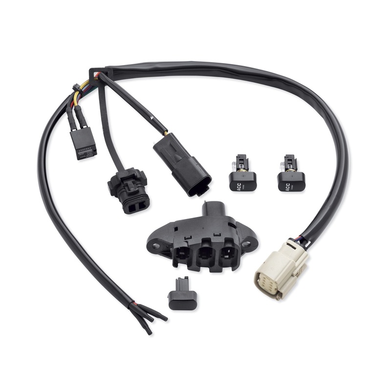 Harley Davidson 71400105 Auxiliary Power Switch Kit - Fairing Mount KIT-SWITCH,DASH PANEL,LH,WO-AU