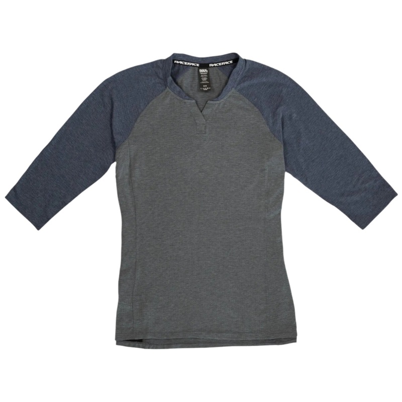 Race Face Traverse Dri Release 3/4 Sleeves Ladies Cycle Jersey Navy