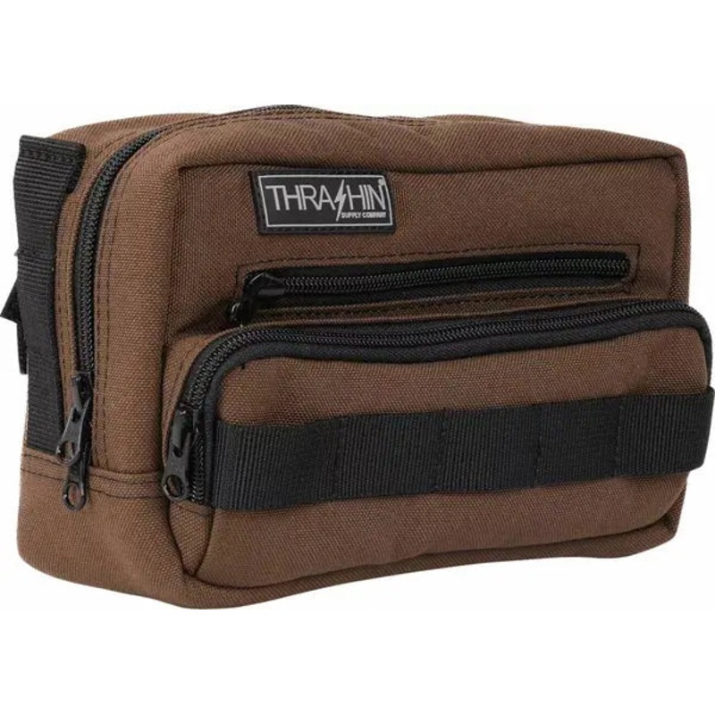 Thrashin Supply Company Plus Handlebar Bag Brown