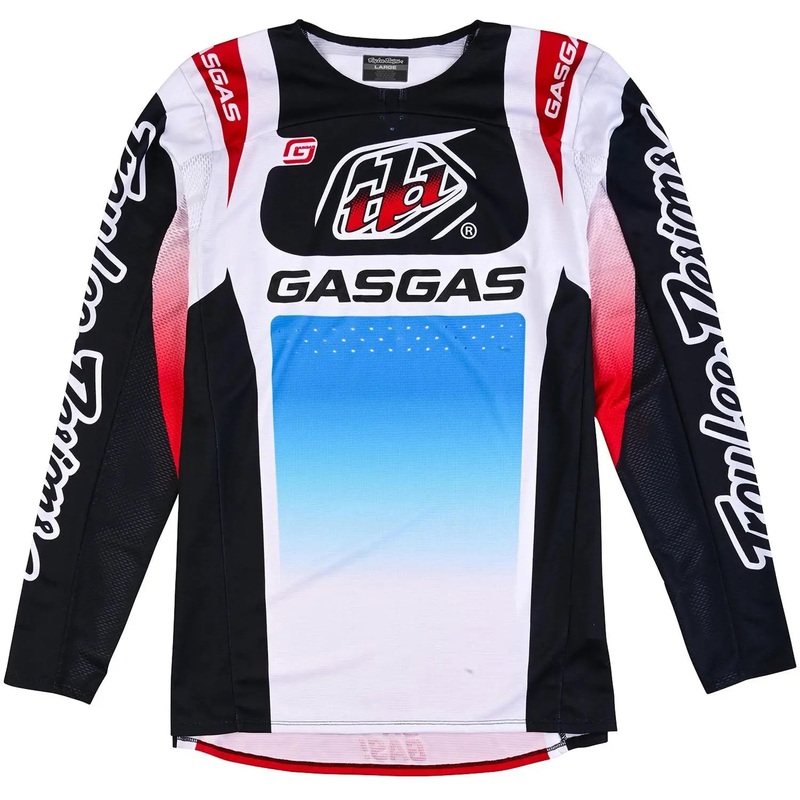 Troy Lee Designs SE Pro GasGas Fumes Motocross Jersey Black / White