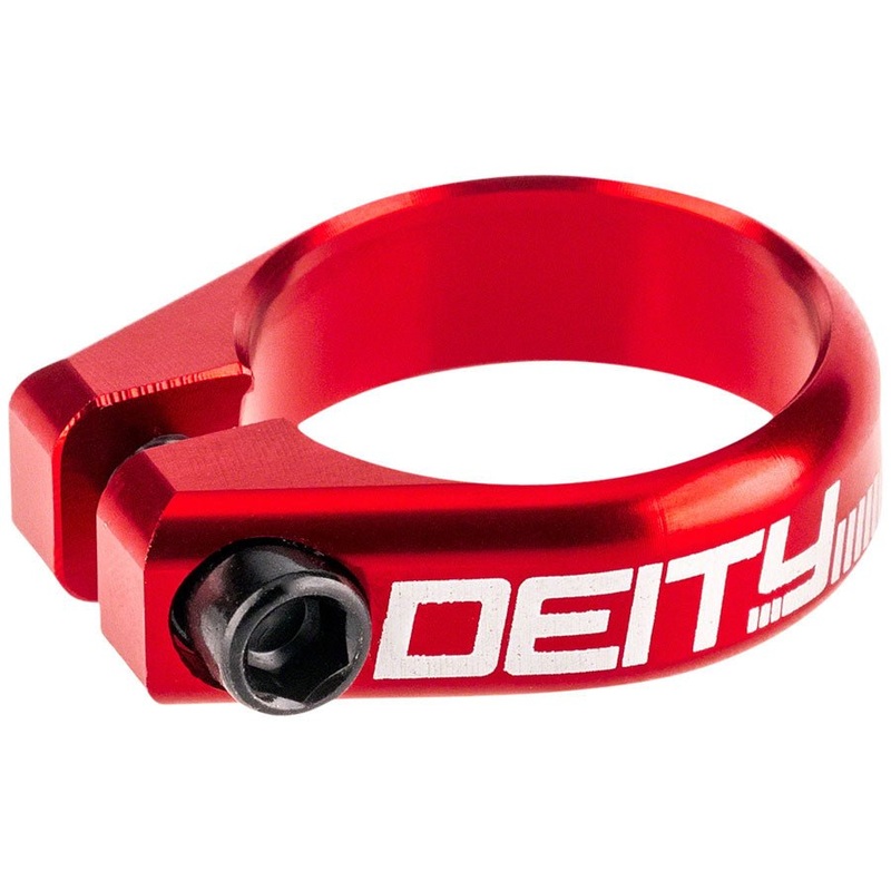 Deity Circuit Seatpost Clamp - 34.9mm - Red