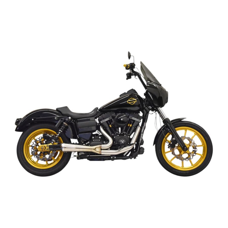 The Ripper Road Rage 2-into-1 Stainless Exhaust 06-17 FXD (w/Mids), 07-17 FXD/FXDWG (w/Forwards)