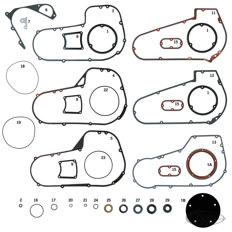 5 Harley Davidson 12051starter shaft seal  FXR FLT softail James  84-88 evolution