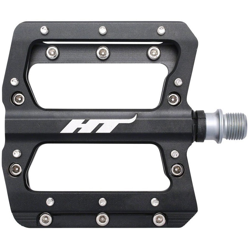 HT Components AN14A Pedals - Platform Aluminum 9/16" Black