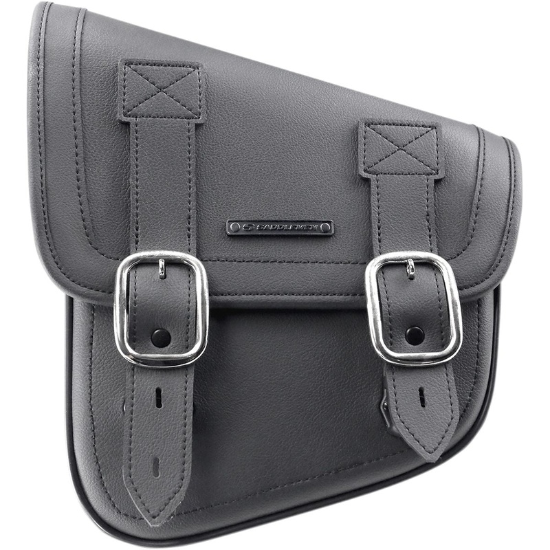 Saddlemen Swing Arm Saddlebag Black - 35.5cm H x 88.9mm D x 25.5cm W