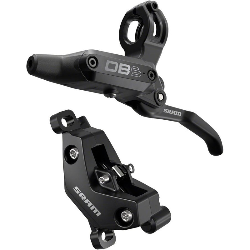 SRAM DB6 Disc Brake - Left Side Lever - Works as Front or Rear - 2000mm Hose - 4-Piston - A1