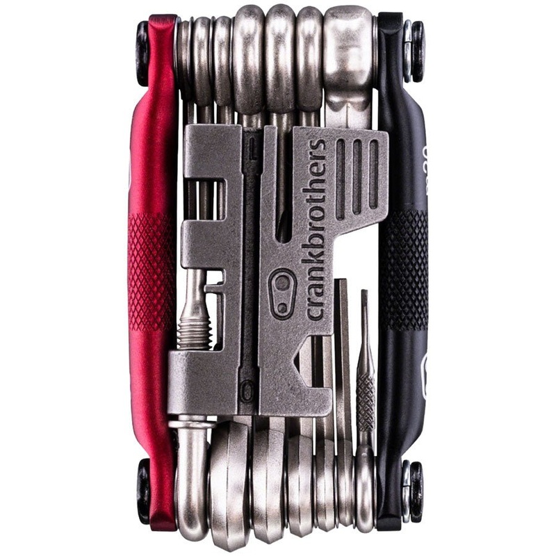 Crank Brothers Multi 20 Tool - Matte Black/Red