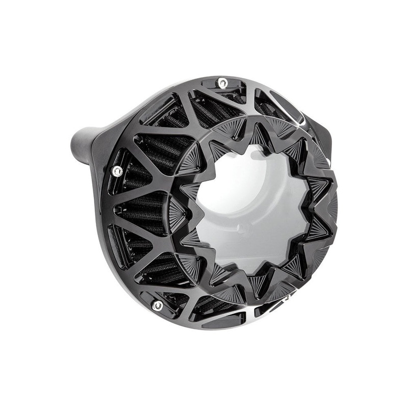 Crossfire Air Cleaner Kit - Black. Fits Big Twins 1999-2017 .