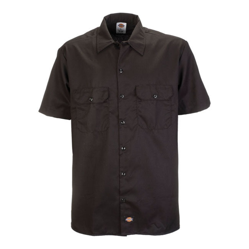 Dickies Short Sleeves Work Shirt Black