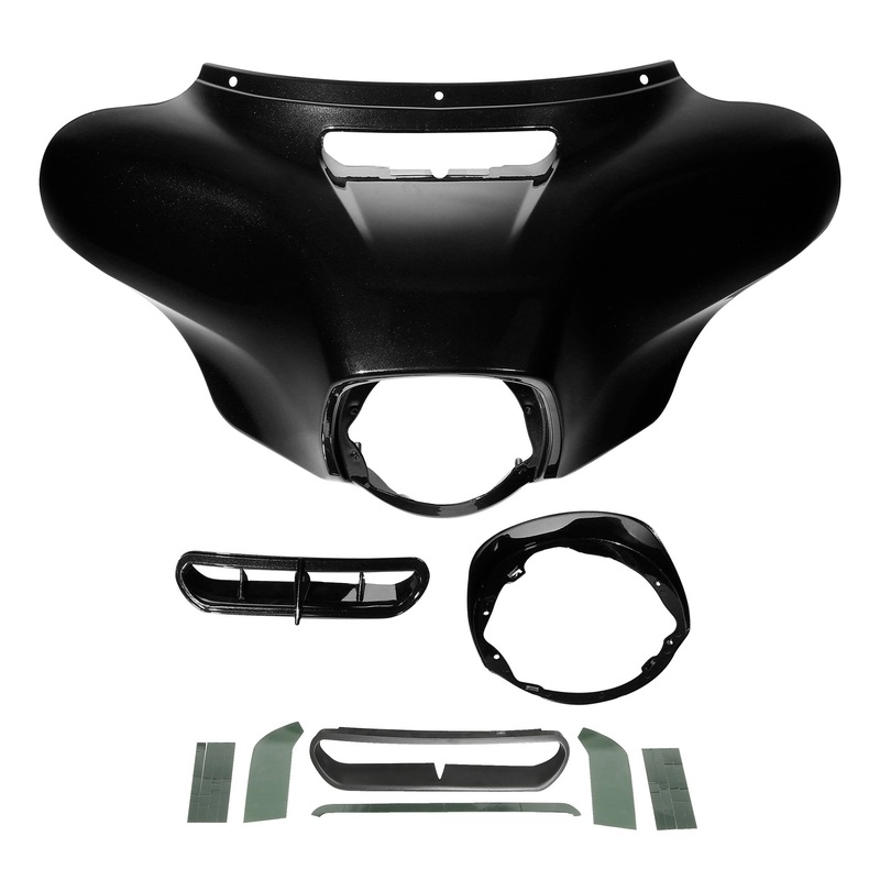 HR3 Black Tempest Outer Batwing Fairing Cowl Upper 2018 STREET GLIDEFLHX
