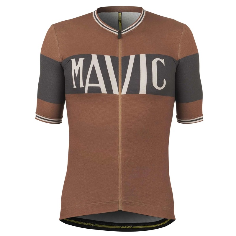 Mavic Heritage Short Sleeves Cycle Jersey Bronze