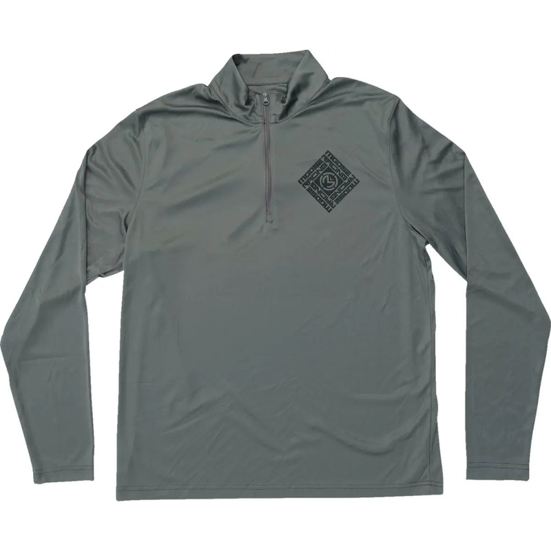 Moose Racing Spin Sync Quarter Zip Pullover Grey