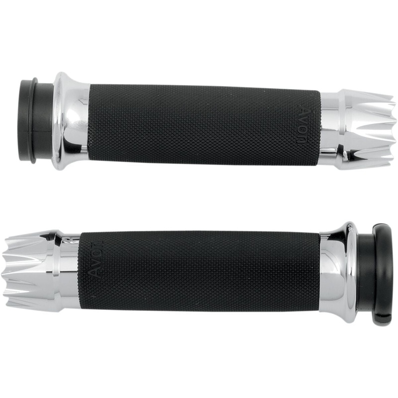 Grips Custom Contour Excalibur Chrome Throttle By Wire