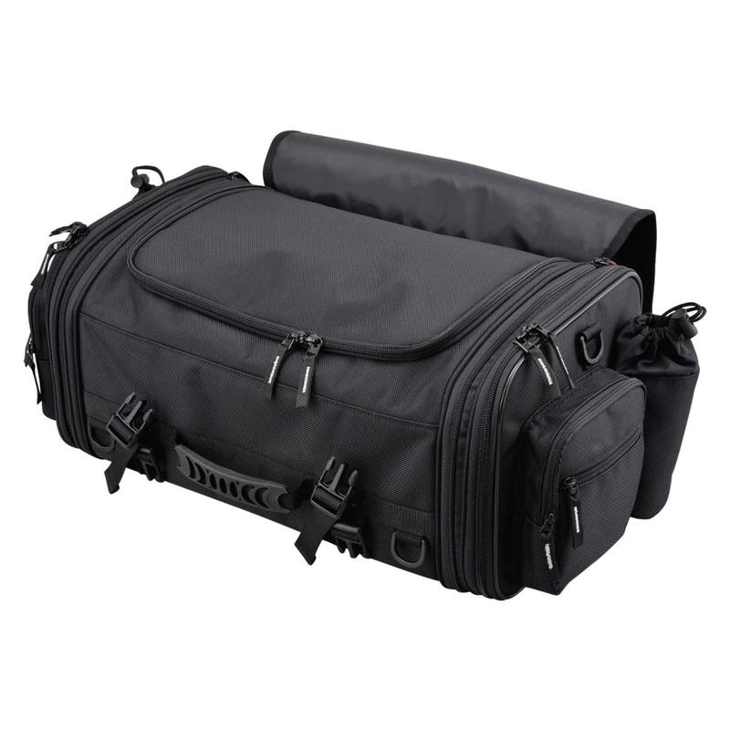 HenlyBegins Expandable Seatbag Variable Volume Of 33-42 Liters Black