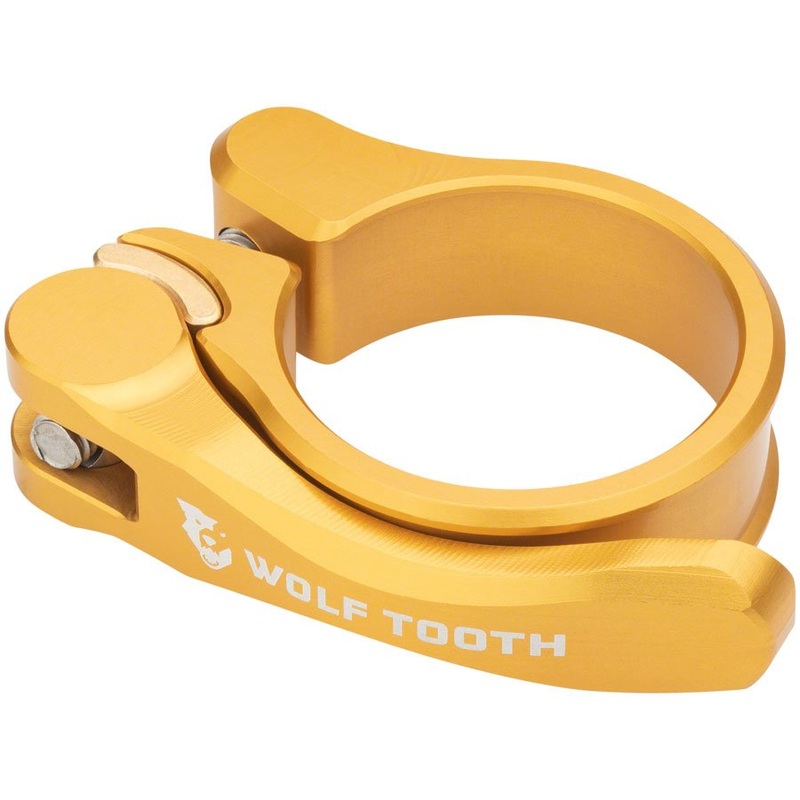 Wolf Tooth Components Quick Release Seatpost Clamp - 34.9mm Gold