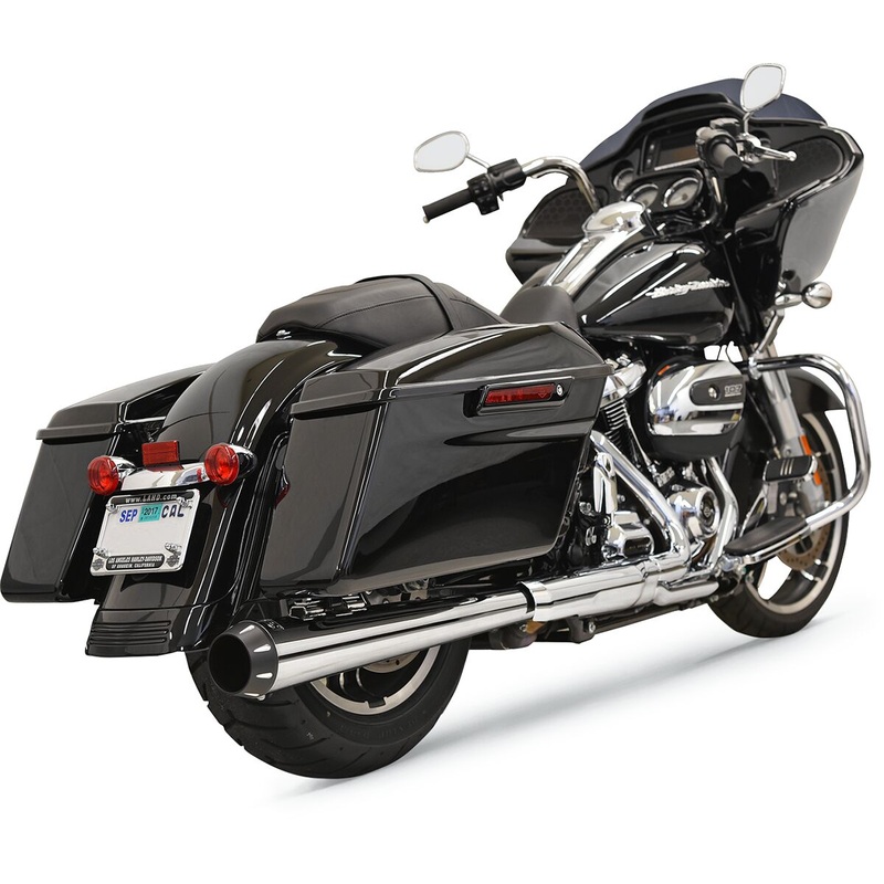 CrossOver Eliminator Exhaust System, Chrome - 17-24 Touring