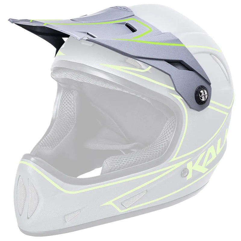 Kali Alpine Rage Cycle Visor Matt Grey / Fluo Yellow