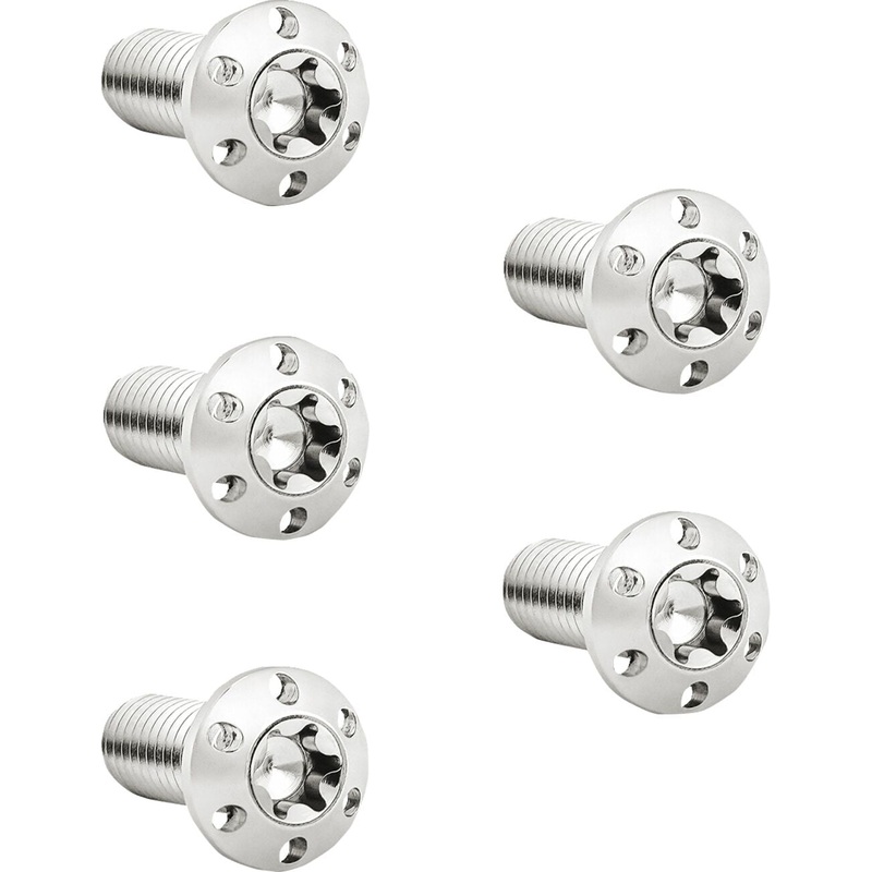 Titanium Rotor Bolts Kits, Polished -  5/16"-18 x 7/8" (Front)