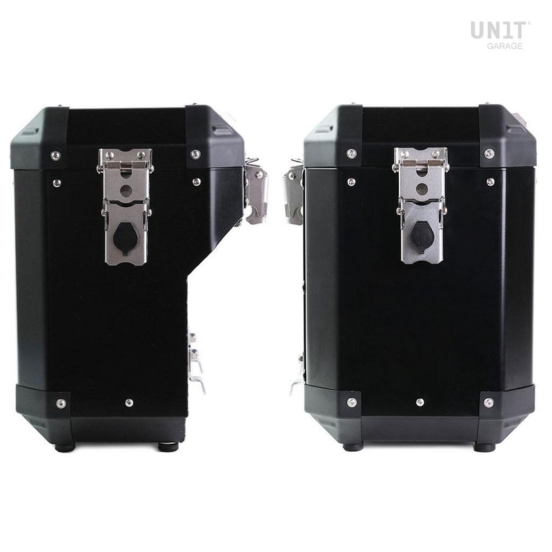 Unit Garage Atlas Aluminium Luggage Pair - 47l & 41l