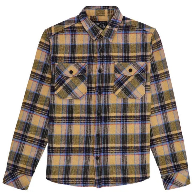 13 And A Half Magazine Steel Flannel Shirt Yellow