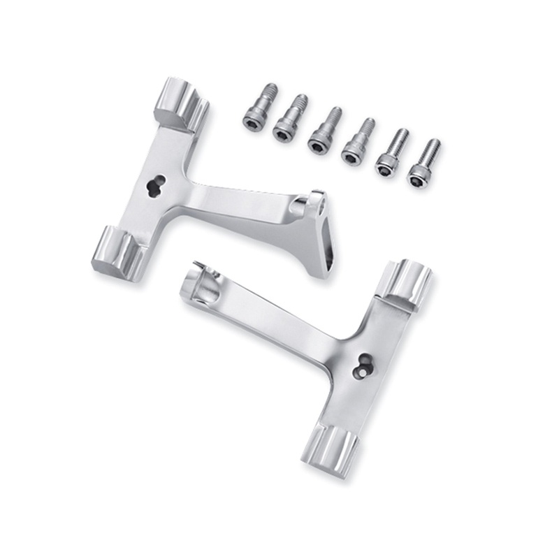 Harley Davidson 53070-00A Passenger Footboard Support Kit KIT-SUPPORT,PSNGR FTBRD,CHRM/F