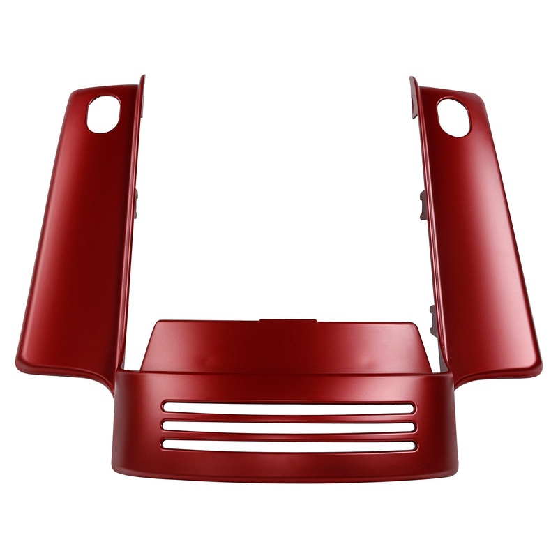 HR3 Wicked Red Denim Rear Fender Filler Panel For Harley 2014-2023 FLHX FLHXS, 2015-2023 FLTRX FLTRXS