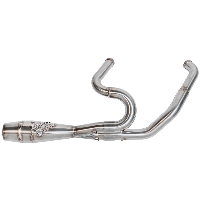 Sawicki - Cannon 2 into 1 Pipe '17-UP M8 Touring Models -Stainless