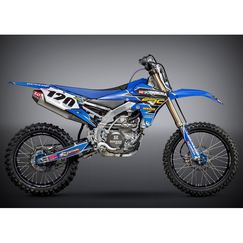YZ450F 14-17 RS-4 Stainless Full Exhaust, w/ Aluminum Muffler