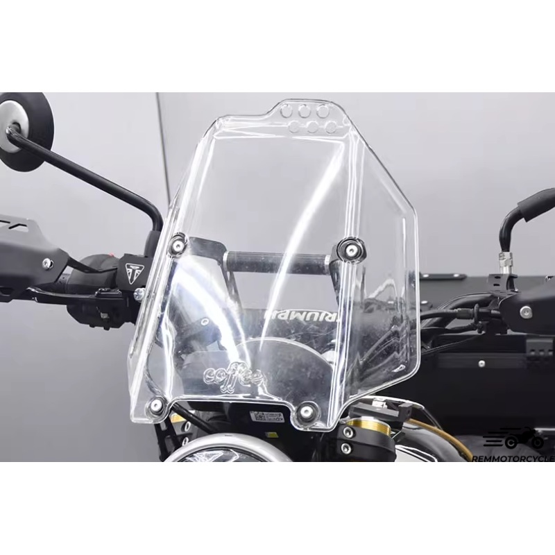 Triumph 400X Wind Protection