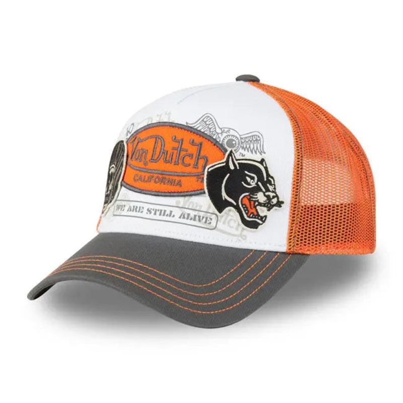 Von Dutch Patches 06 Cap Orange / Brown