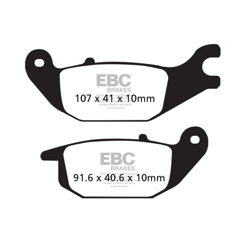 Brakes - SFA343 Organic - EBC (Rear)