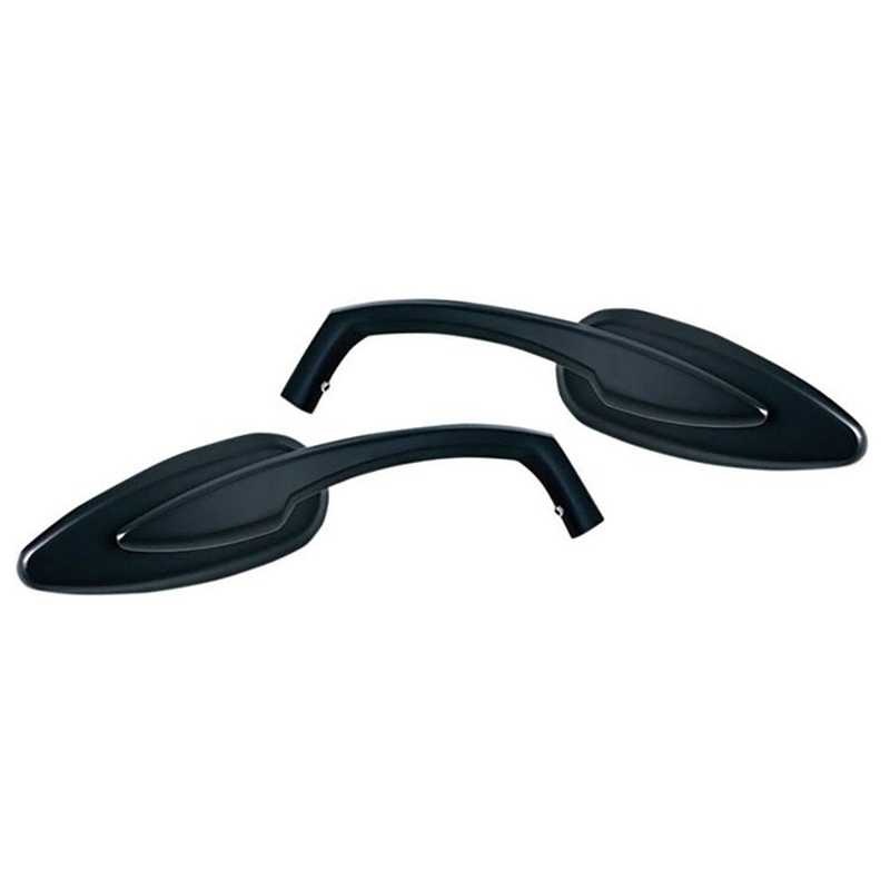 Teardrop Mirrors - Black.