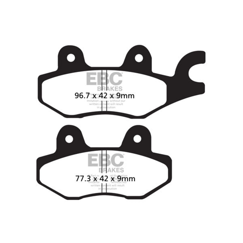 Brakes - FA197HH Fully Sintered - EBC (Rear)