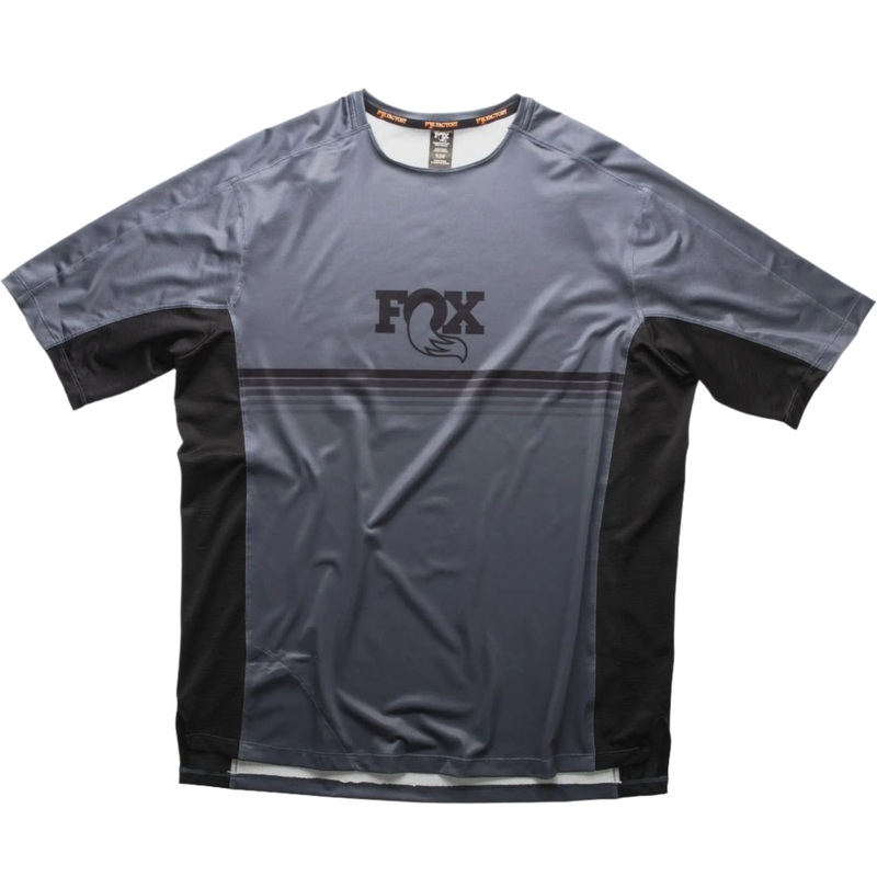 FOX High Tail Short Sleeve Cycle Jersey Dark Grey