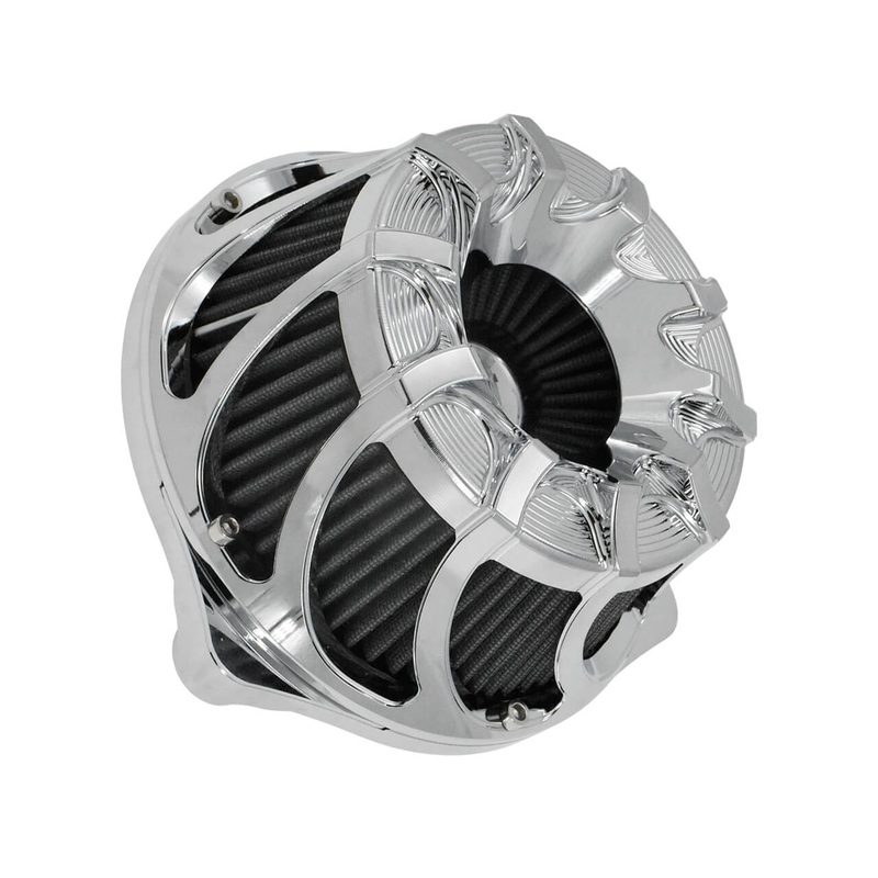 Turbine CNC Air Cleaner Intake Kit Fit Harley Softail Touring Trike Dyna | Mactions