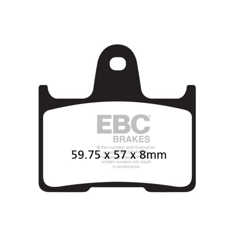 Brakes - FA254HH Fully Sintered  - EBC (Rear)