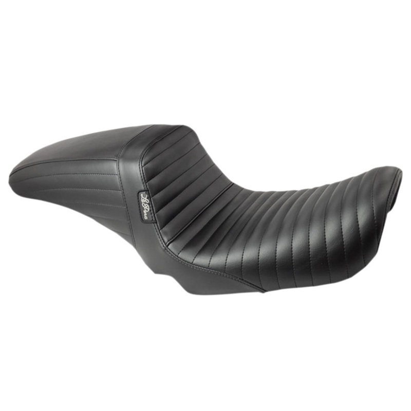 Le Pera Kickflip Seat - Pleated - Black - FXD '04-'05