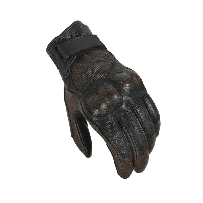 Macna Bold Leather Gloves Brown / Black