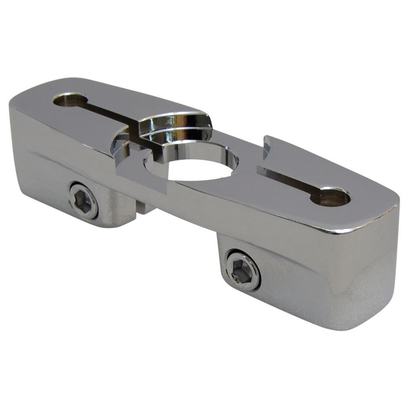 Springer Fork Top Clamp For Post Risers - Chrome