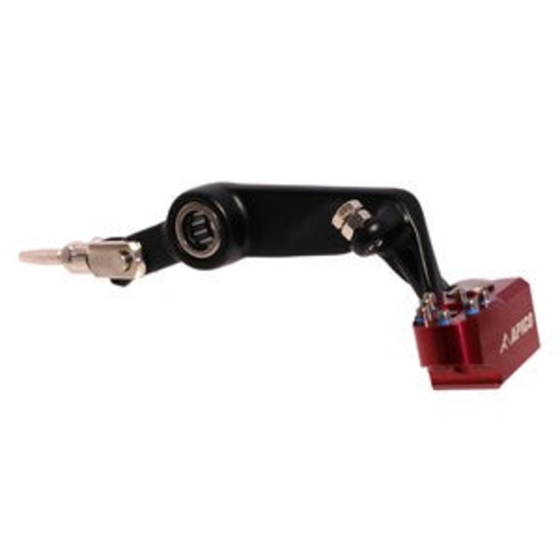 APICO ELITE BETA EVO REAR BRAKE PEDAL BLACK & RED ALL MODELS 2009 ONWARD