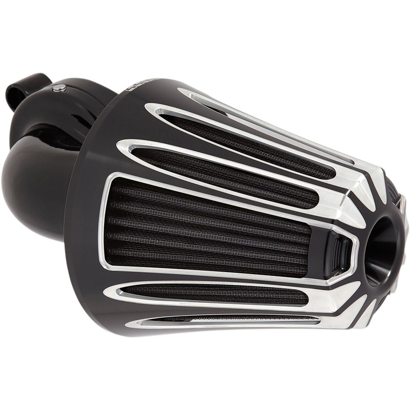 Deep Cut Monster Sucker Air Cleaner, Black - 17-23 Milwaukee 8